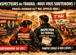 1er Mai 2026 : appel aux inspecteurs du travail 1er MAI 2026 inspecteurs